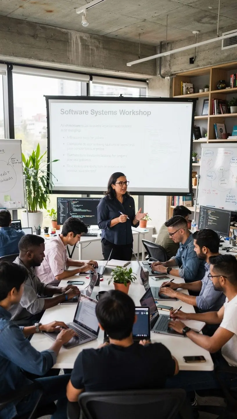 Modern office environment